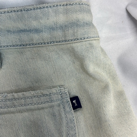 Anthropology Pilcro light blue fringe with pocket cotton blend shorts size 30 - Picture 9 of 13